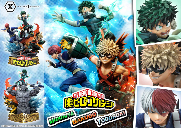 Prime 1 Studio Ultimate Premium Masterline My Hero Academia Midoriya, Bakugo & Todoroki(4582535945798)(4582535945798)