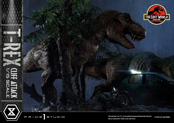 Prime 1 Studio Legacy Museum Collection The Lost World: Jurassic Park (Film) T-Rex Cliff Attack 1/15 scale Bonus Version(4582647121011)(4582647121011)