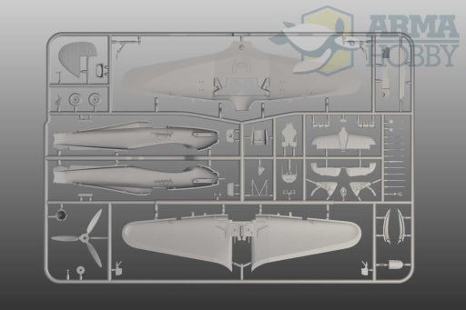 Arma Hobby 1/72 Hurricane Mk IIc Trop Model Kit