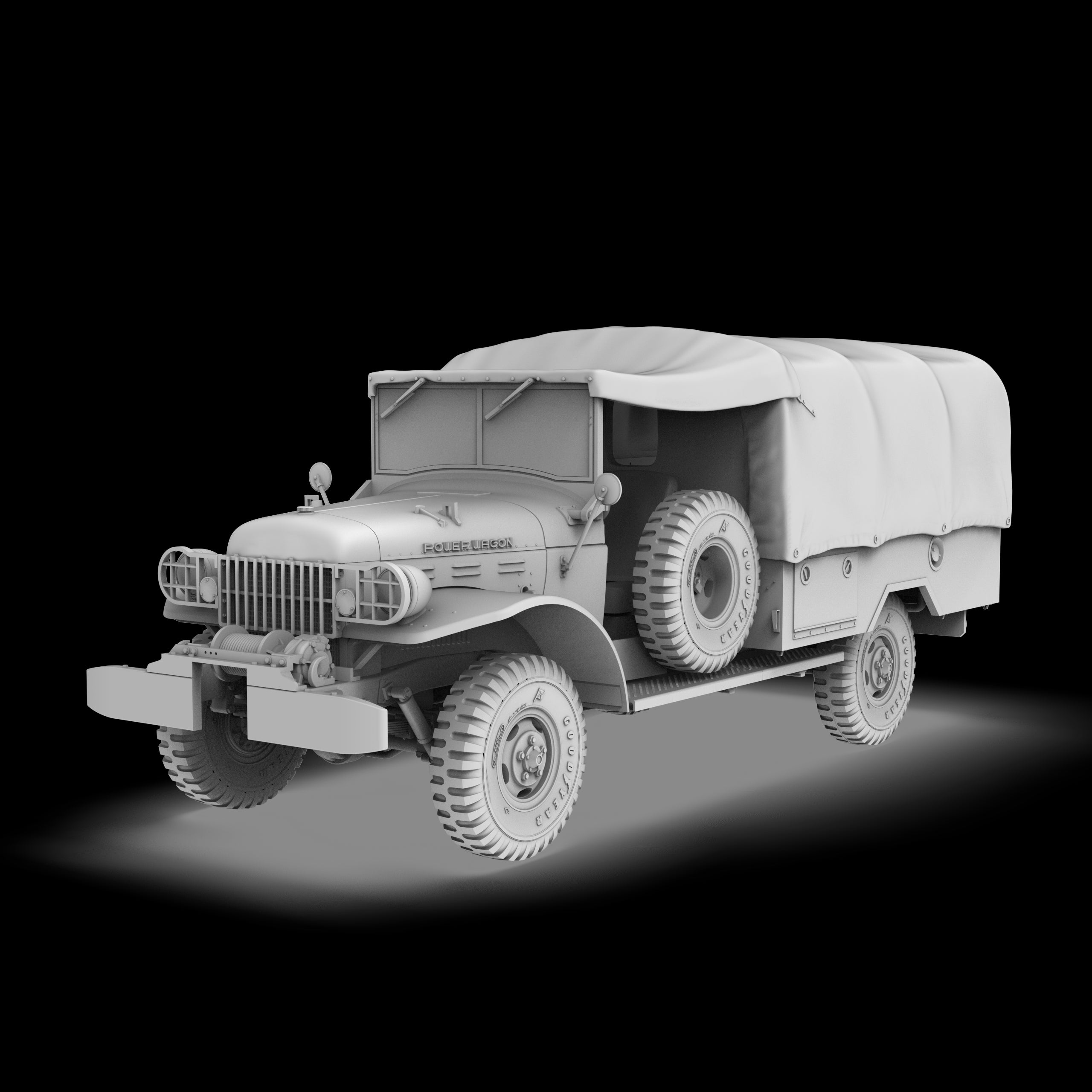 AK Interactive 1/35 IDF Power Wagon WM300 w/winch