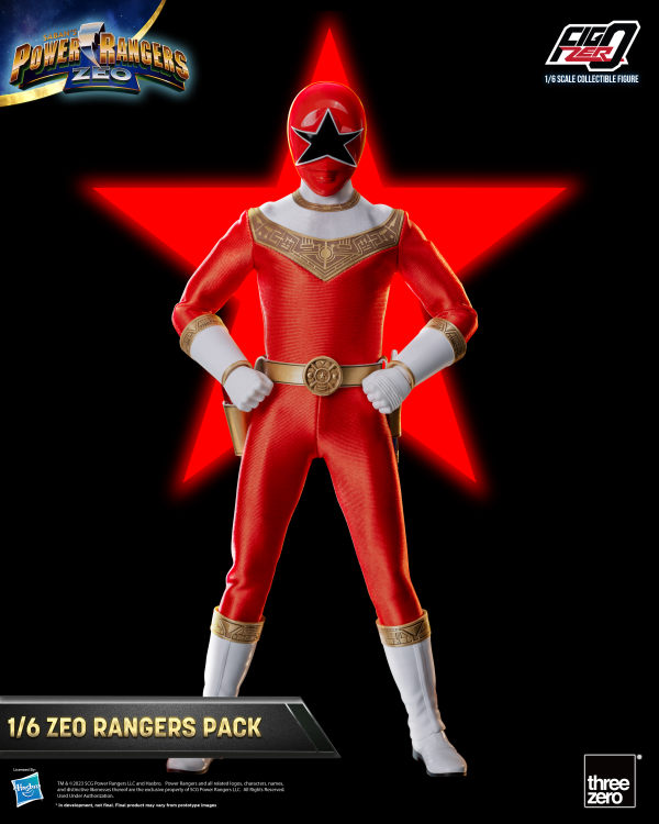 Three Zero Power Rangers Zeo - FigZero 1/6 Zeo Rangers Pack