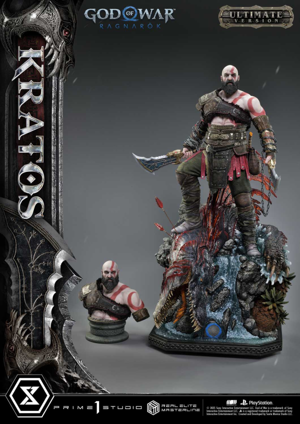 Prime 1 Studio Real Elite Masterline God of War: Ragnarok Kratos Ultimate Bonus Version(4582647120809)(4582647120809)