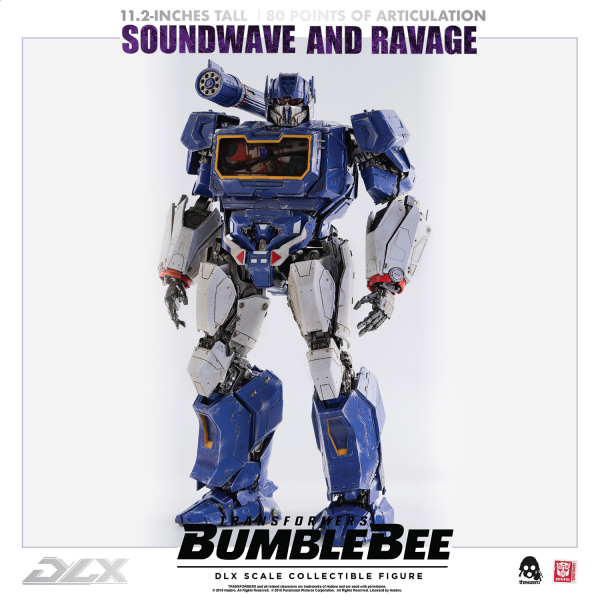 Three Zero Transformers: Bumblebee - DLX Soundwave and Ravage