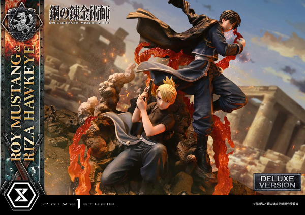 Prime 1 Studio Concept Masterline Fullmetal Alchemist Roy Mustang & Riza Hawkeye DX Bonus Version | 4580708049595