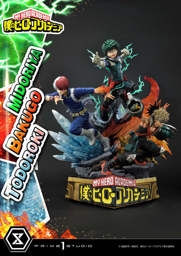 Prime 1 Studio Ultimate Premium Masterline My Hero Academia Midoriya, Bakugo & Todoroki Deluxe Version(4582535945804)(4582535945804)