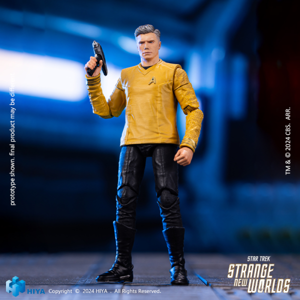 HIYA TOYS Exquisite Mini Series 4 inch STAR TREK STRANGE NEW WORLDS Pike(6957534203718)(6957534203718)