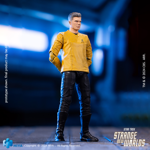 HIYA TOYS Exquisite Mini Series 4 inch STAR TREK STRANGE NEW WORLDS Pike(6957534203718)(6957534203718)