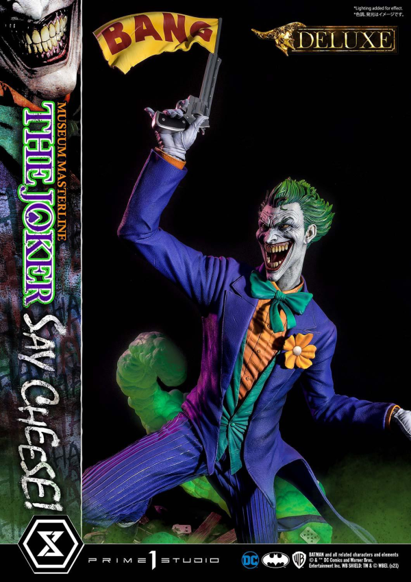 Prime 1 Studio Museum Masterline Batman (Comics) The Joker - Say Cheese DX Bonus Version | 4580708035123