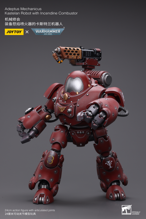 Joy Toy Adeptus Mechanicus Kastelan Robot with Incendine Combustor