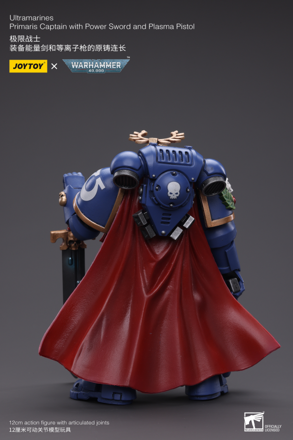 Joy Toy Ultramarines  Primaris Captain with Power Sword and Plasma Pistol