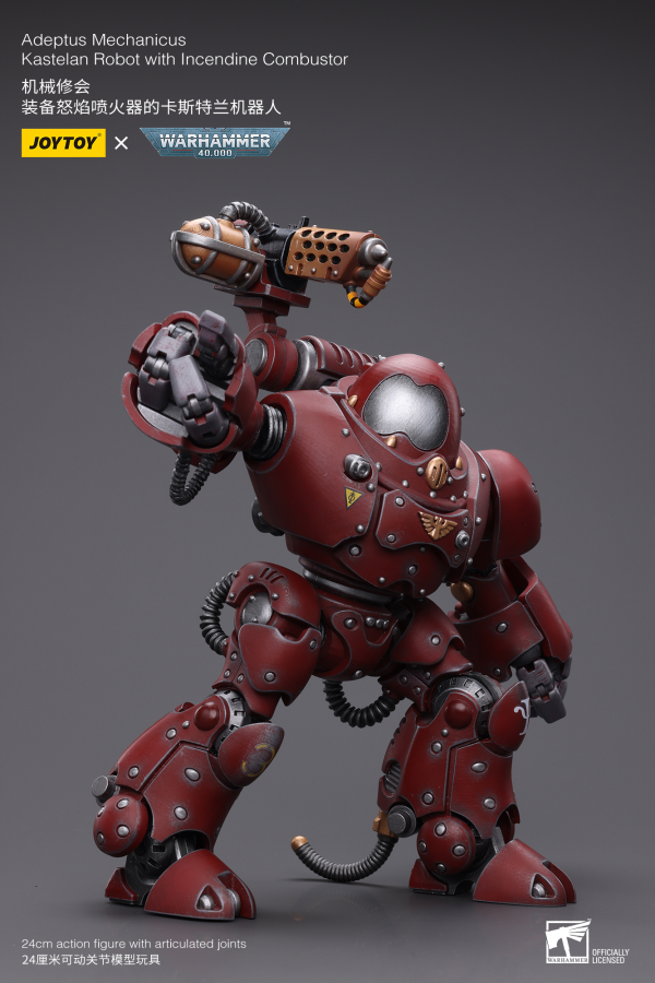 Joy Toy Adeptus Mechanicus Kastelan Robot with Incendine Combustor