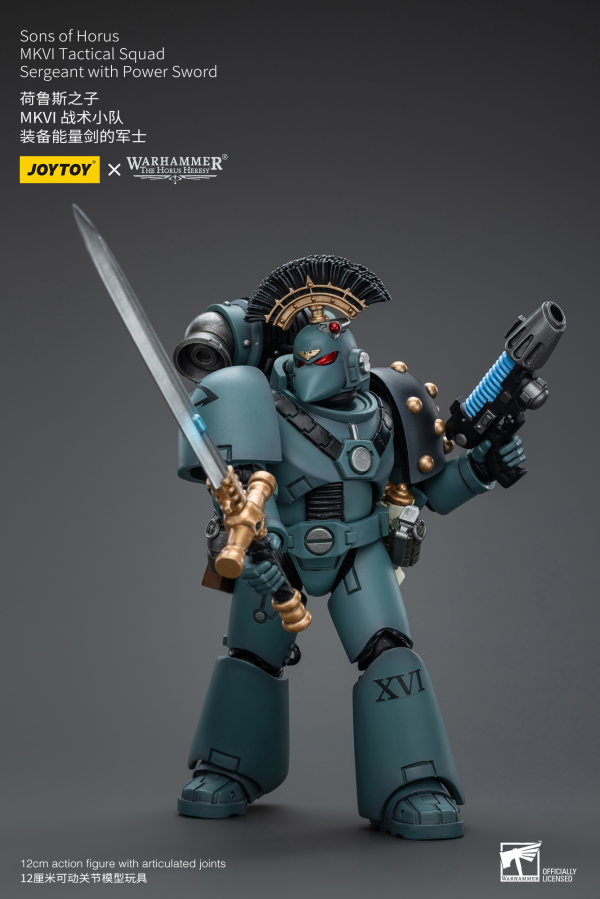 Joy Toy Sons of Horus MKVI Tactical Squad Sergeant with Power Sword