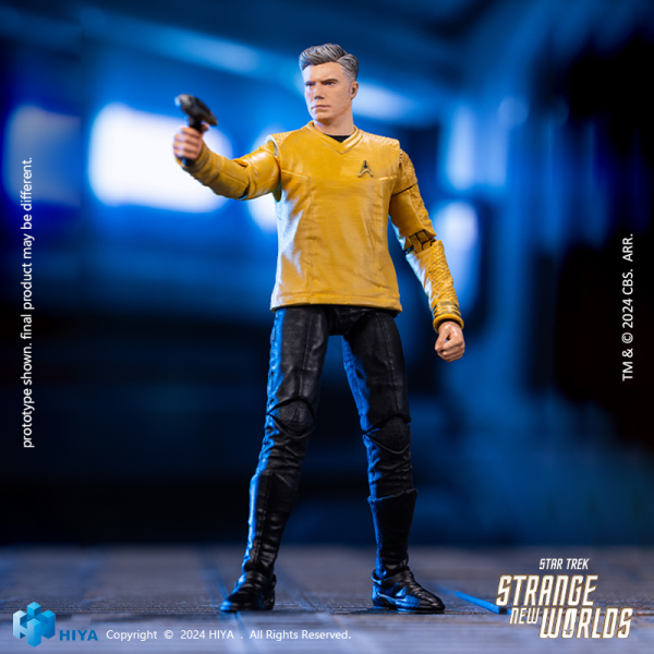 HIYA TOYS Exquisite Mini Series 4 inch STAR TREK STRANGE NEW WORLDS Pike(6957534203718)(6957534203718)