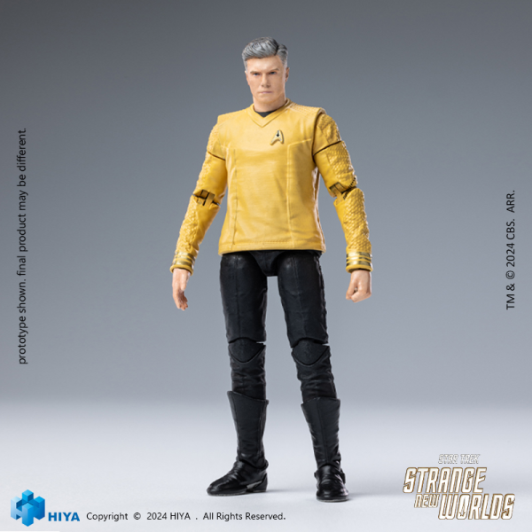 HIYA TOYS Exquisite Mini Series 4 inch STAR TREK STRANGE NEW WORLDS Pike(6957534203718)(6957534203718)