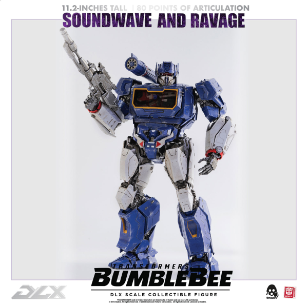 Three Zero Transformers: Bumblebee - DLX Soundwave and Ravage