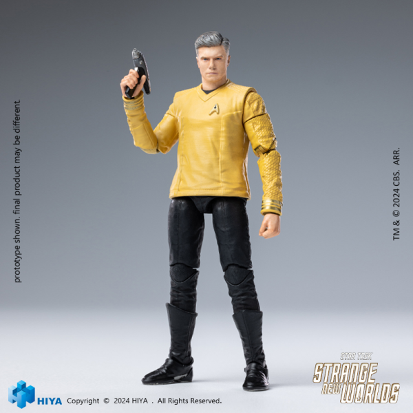 HIYA TOYS Exquisite Mini Series 4 inch STAR TREK STRANGE NEW WORLDS Pike(6957534203718)(6957534203718)