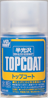 Mr Hobby Mr Top Coat Semi-Gloss