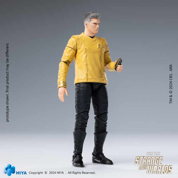 HIYA TOYS Exquisite Mini Series 4 inch STAR TREK STRANGE NEW WORLDS Pike(6957534203718)(6957534203718)