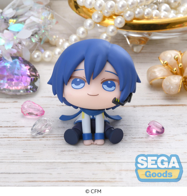 SEGA QyuruMe "Hatsune Miku" Series Mini Figure "MEIKO & KAITO" (EX) [Pack of: 1 Meiko, 1 Kaito]