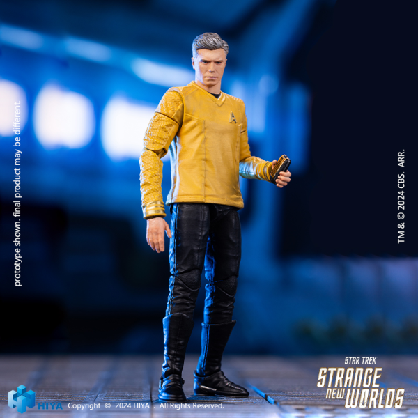 HIYA TOYS Exquisite Mini Series 4 inch STAR TREK STRANGE NEW WORLDS Pike(6957534203718)(6957534203718)