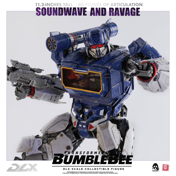 Three Zero Transformers: Bumblebee - DLX Soundwave and Ravage