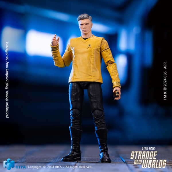 HIYA TOYS Exquisite Mini Series 4 inch STAR TREK STRANGE NEW WORLDS Pike(6957534203718)(6957534203718)