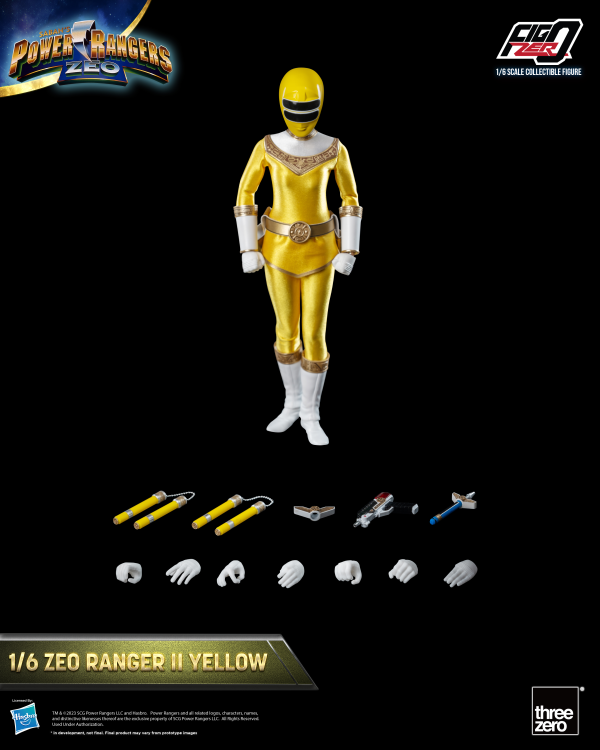 Three Zero Power Rangers Zeo - FigZero 1/6 Zeo Ranger II Yellow