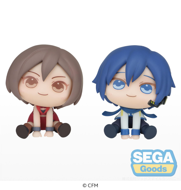 SEGA QyuruMe "Hatsune Miku" Series Mini Figure "MEIKO & KAITO" (EX) [Pack of: 1 Meiko, 1 Kaito]