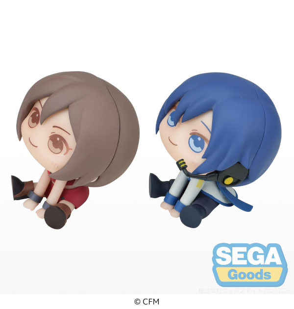 SEGA QyuruMe "Hatsune Miku" Series Mini Figure "MEIKO & KAITO" (EX) [Pack of: 1 Meiko, 1 Kaito]