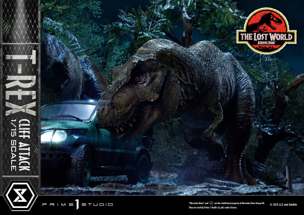 Prime 1 Studio Legacy Museum Collection The Lost World: Jurassic Park (Film) T-Rex Cliff Attack 1/15 scale Bonus Version(4582647121011)(4582647121011)