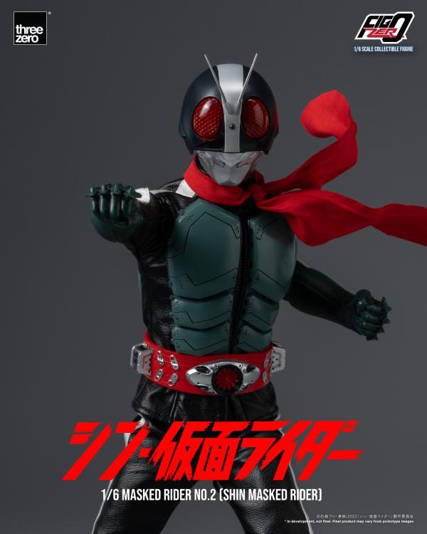 threezero FigZero 1/6 Masked Rider No.2 (SHIN MASKED RIDER)(4895250807969)(4895250807969)