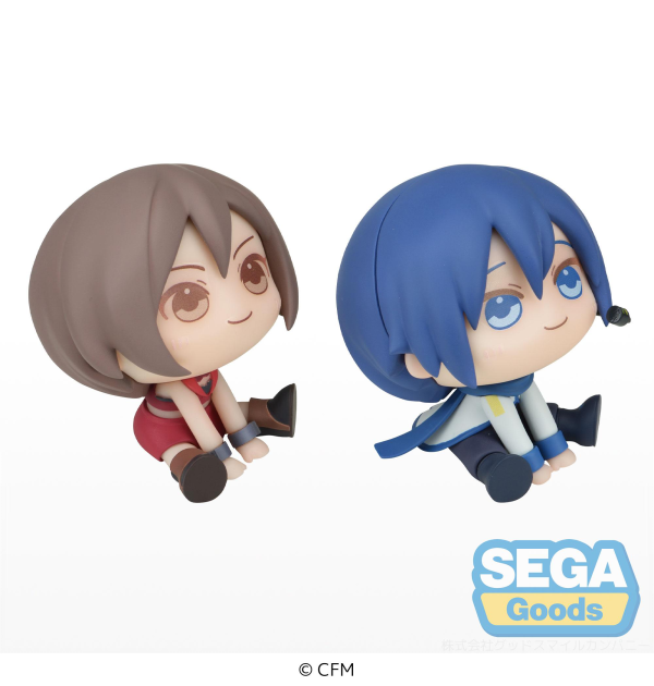 SEGA QyuruMe "Hatsune Miku" Series Mini Figure "MEIKO & KAITO" (EX) [Pack of: 1 Meiko, 1 Kaito]