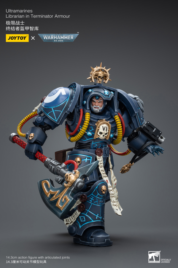 Joy Toy Ultramarines Librarian in Terminator Armour