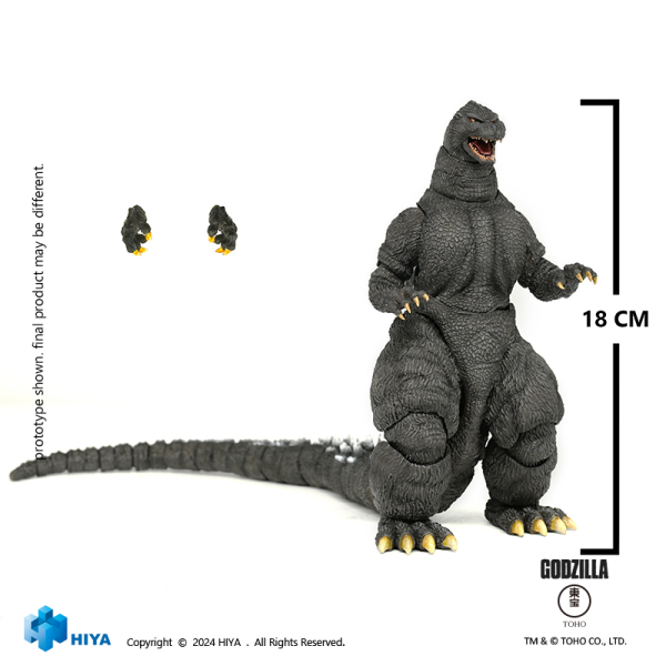 HIYA Toys Exquisite Basic Series None Scale Godzilla vs. King Ghidorah Godzilla Hokkaido Ver.