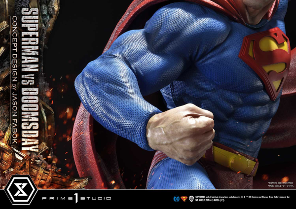 Prime 1 Studio Ultimate Museum Masterline Superman (Comics) Superman VS Doomsday (Concept By Jason Fabok)(4580708034157)(4580708034157)