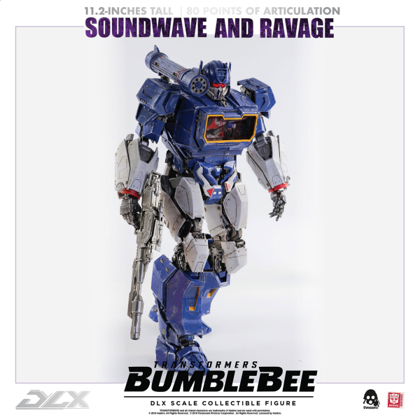 Three Zero Transformers: Bumblebee - DLX Soundwave and Ravage