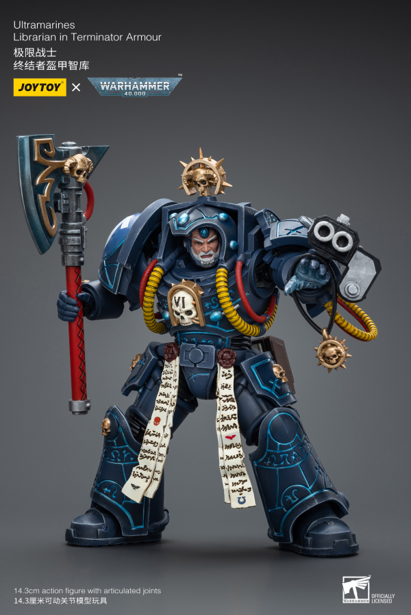 Joy Toy Ultramarines Librarian in Terminator Armour