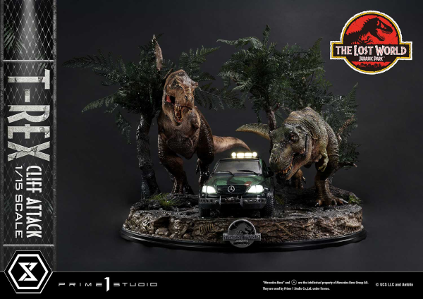 Prime 1 Studio Legacy Museum Collection The Lost World: Jurassic Park (Film) T-Rex Cliff Attack 1/15 scale Bonus Version(4582647121011)(4582647121011)