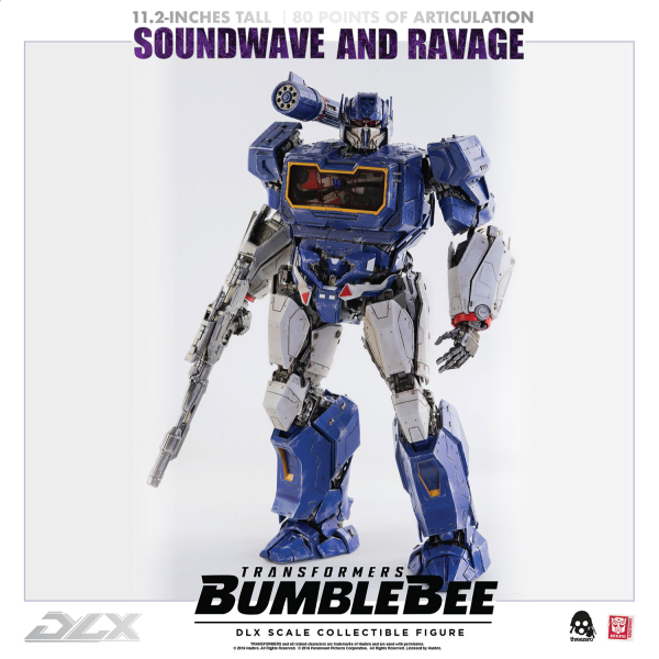 Three Zero Transformers: Bumblebee - DLX Soundwave and Ravage