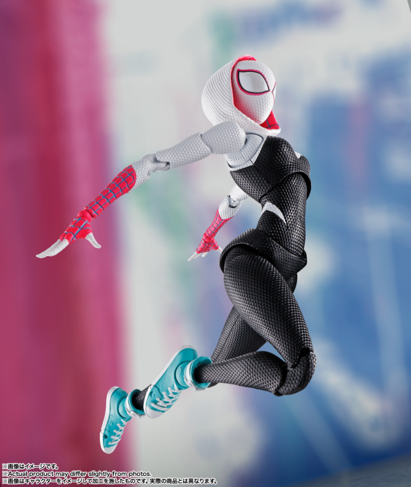 BANDAI Tamashii Spider-Gwen World Tour Limited Edition Spider-Man: Across the Spider-Verse, Bandai Spirits S.H.Figuarts