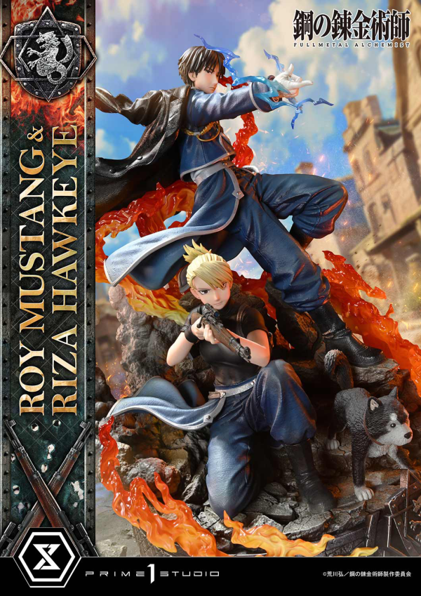 Prime 1 Studio Concept Masterline Fullmetal Alchemist Roy Mustang & Riza Hawkeye DX Bonus Version | 4580708049595