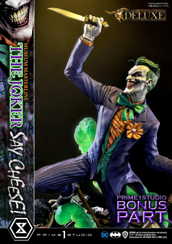 Prime 1 Studio Museum Masterline Batman (Comics) The Joker - Say Cheese DX Bonus Version | 4580708035123