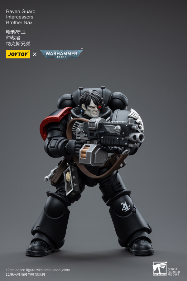 Joy Toy Warhammer 40K-Raven Guard Intercessors Brother Nax