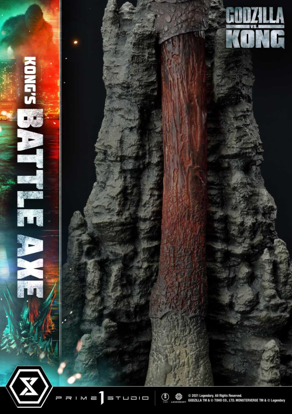 Prime 1 Studio Life Size Bust Godzilla vs Kong (Film) Kong's Battle Axe | 4580708032139