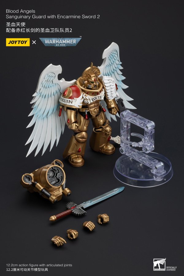 Joy Toy Blood Angels Sanguinary Guard with Encarmine Sword 2(6973130377066)(6973130377066)