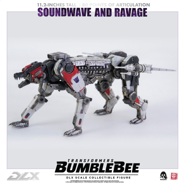 Three Zero Transformers: Bumblebee - DLX Soundwave and Ravage