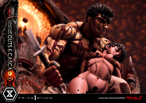 Prime 1 Studio Legacy Art "Kentaro Miura"  Berserk  Guts & Casca  Bonus Version | 4580708049854