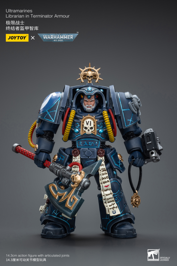 Joy Toy Ultramarines Librarian in Terminator Armour