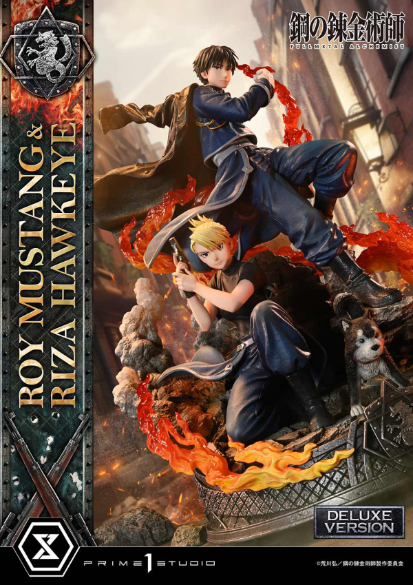 Prime 1 Studio Concept Masterline Fullmetal Alchemist Roy Mustang & Riza Hawkeye DX Bonus Version | 4580708049595