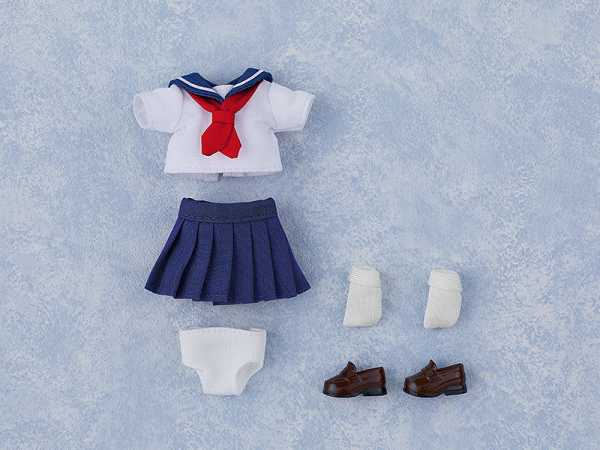 Good Smile Company Nendoroid Doll Outfit Set: Short-Sleeved Sailor Outfit (Navy)(4580590173750)(4580590173750)